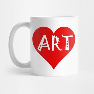 I Heart Art Mug